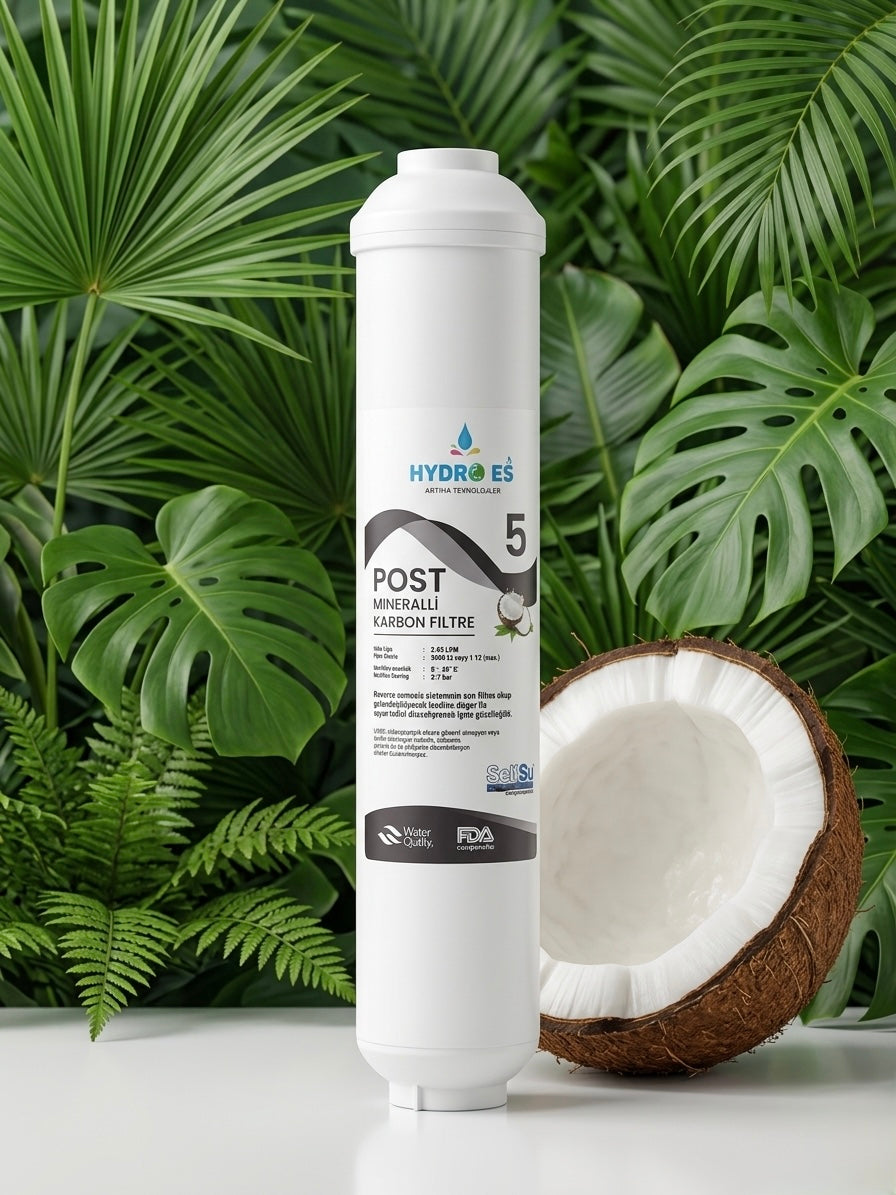 Hydro ES Post Mineralli Carbon Filtre (Doğal Tatlandırıcı) - 5 Aşama